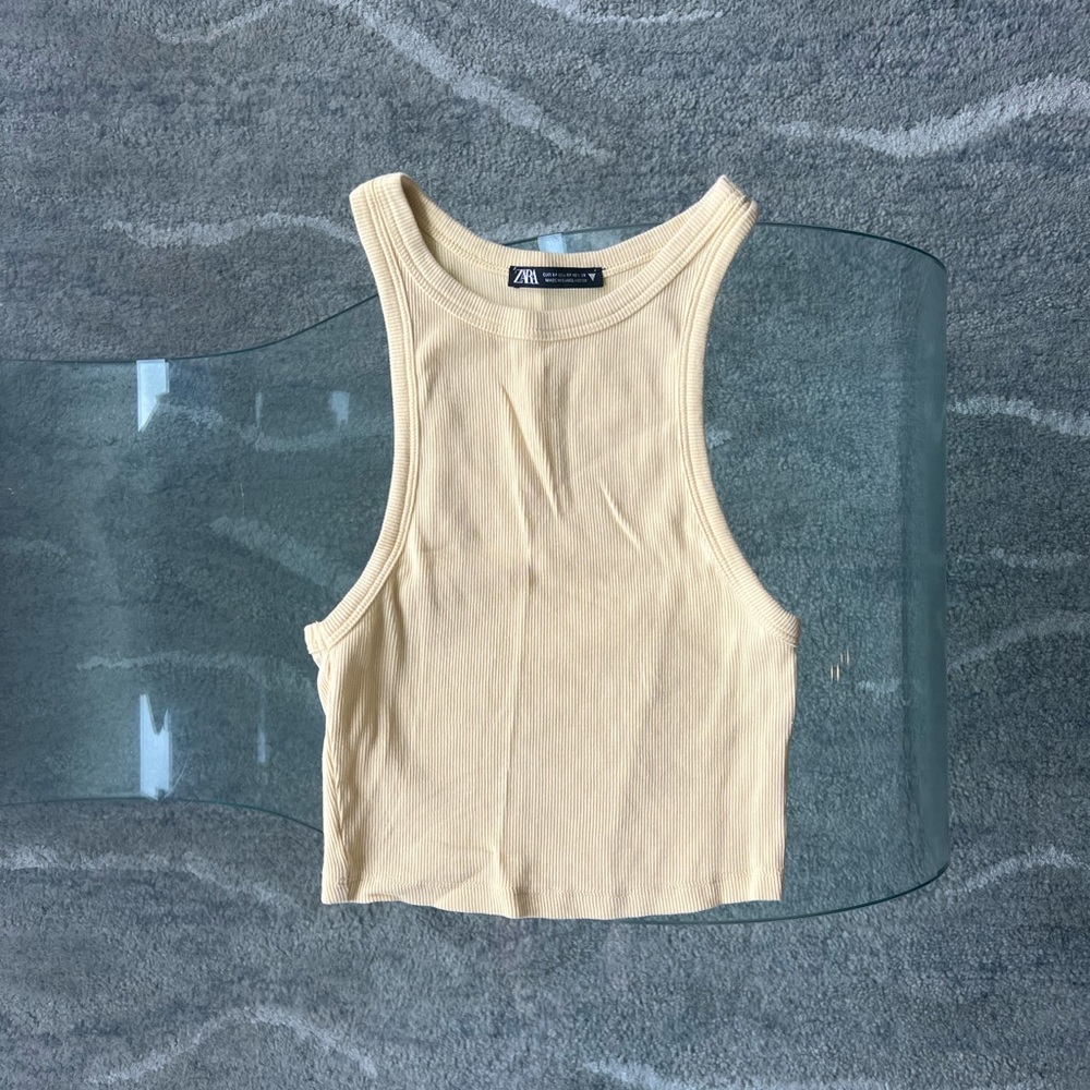 Zara yellow tank